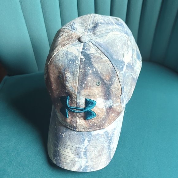 Under Armour Blue Logo Camouflage Cap - Picture 1 of 8